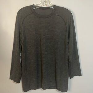 Lululemon Long Sleeve T-Shirt- Mens Size Medium - Black - Like New
